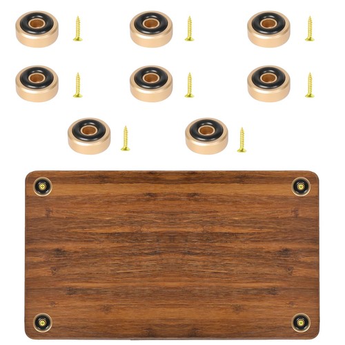 Pcs gold cutting board feet - gold,