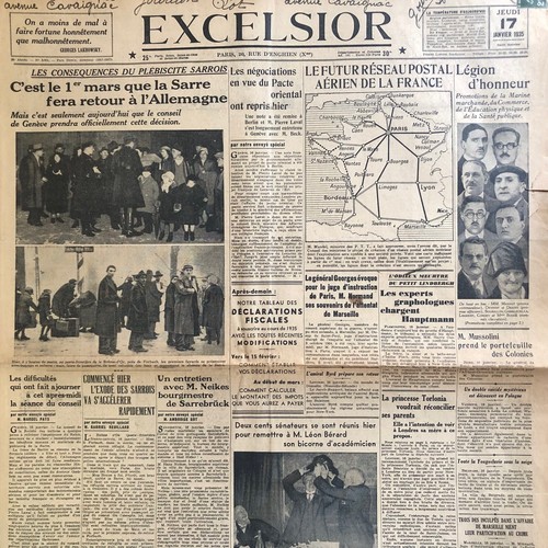 Journal excelsior 1935 - journal, #