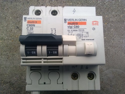 Disjoncteur différentiel c60n - disjoncteur,