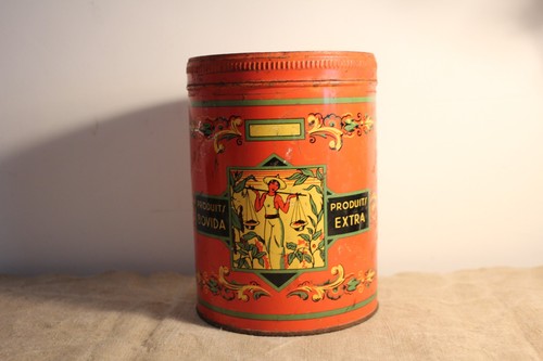 Ancienne grande boîte orange - grande,