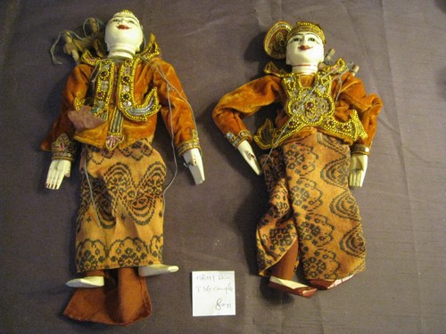 Couple marionnette fils - marionnette,