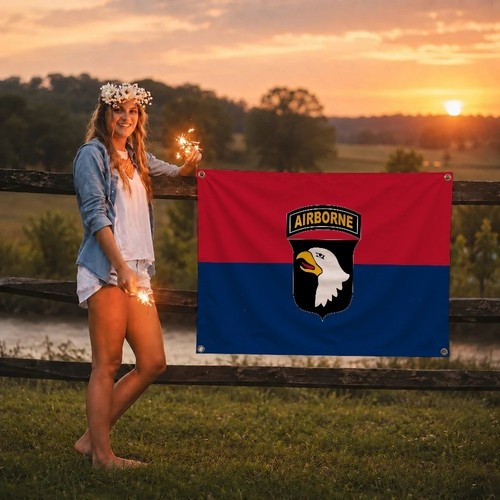 Drapeau 101st airborne - 101st,