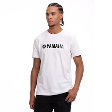 MF8204 T-Shirt Originale Yamaha Revs Essential Unisexe Homme Femme Blanc