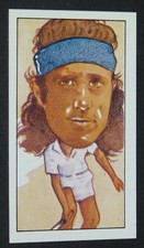 STELLA ARTOIS CARD OUTSTANDING TENNIS PLAYERS 1979 #3 GUILLERMO VILAS ARGENTINE