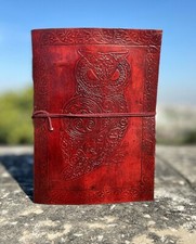 Journal journal intime en cuir haut de gamme fait à la main (7 X5") pour homm...