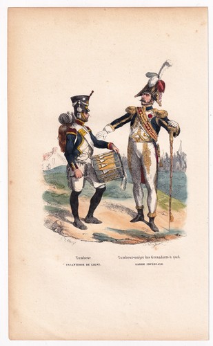 Tambour major infanterie - tambour, de