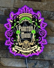 Enseigne lumineuse Phantom Manor  – Design rétro collector– Édition USB
