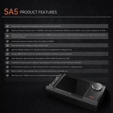 Analyseur de fréquence portable SA5 avec générateur de signaux et connexion U