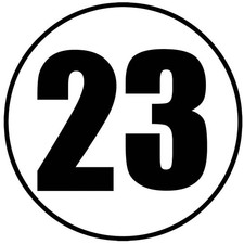 Sticker numero dans - dans, rond