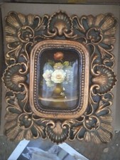 Tableau Fleurs Flamand Peint