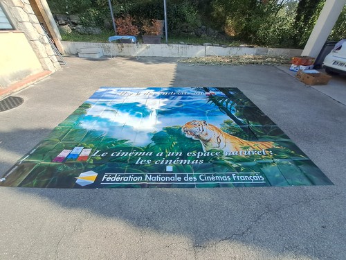 Affiche 4x3m panneaux - 8,