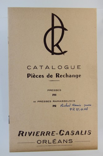 Document catalogue pièces - document,