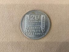 B. France Pièces Argent 20 francs Turin 1933