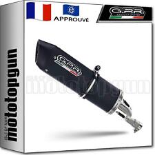 pot echappement approuve aluminium noir gpr pour honda hornet cb 600 f 2001 01