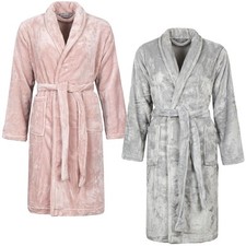 Robe de chambre en polaire thermique d'hiver pour femme