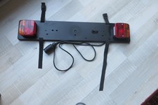 Support de plaque et feux pour remorque ou porte velos