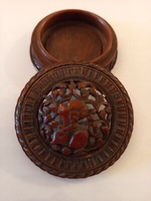 Boite ancienne en Corozo