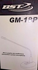 Micro À Électret Col de Cygne Sur Support Pour Conférence  Bst GM18 P