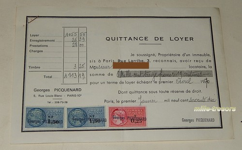 Quittance loyer 1er - du,