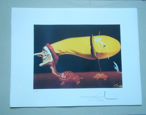Lithographie salvador dali - salvador,