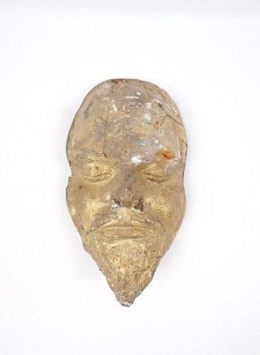 Masque mortuaire bronze - mortuaire,