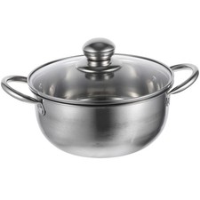  1PC Cuisinière à induction Soupe pot en acier inoxydable Steamer Steamer