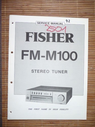 Manuel service pour fisher - pour,