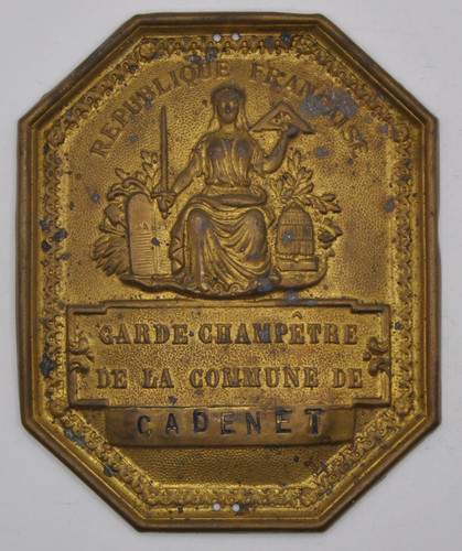 Plaque métier cadenet - -,