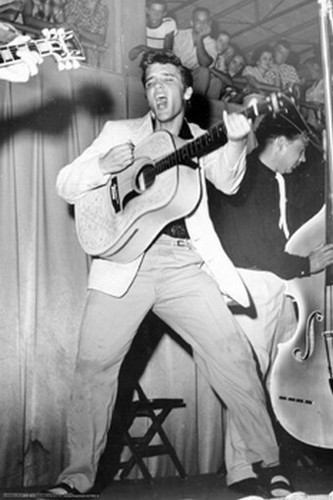Elvis presley poster - -, live
