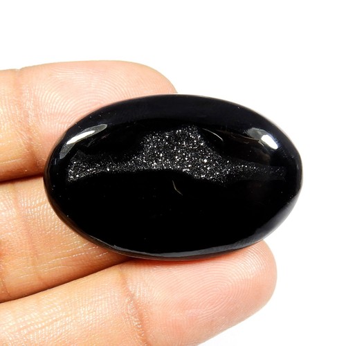 Agate noire naturelle onyx