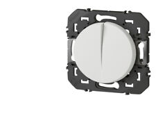 Legrand DOOXIE 600008 - Double Poussoir BLANC mécanisme seul