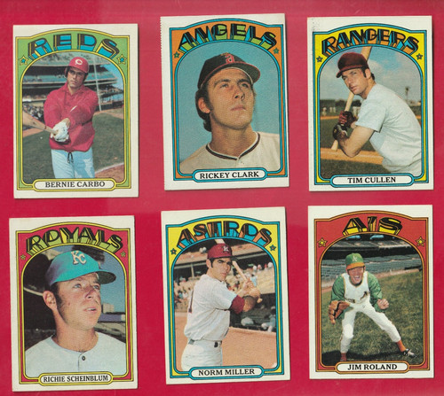 1972 topps baseball 400 599 - baseball, 400-599