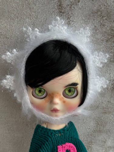 Blythe crochet white snowflake - blythe,
