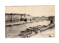 Carte postale CPA 44 : Nantes , vue du Quai de la Fosse prise de l'Ile Gloriette
