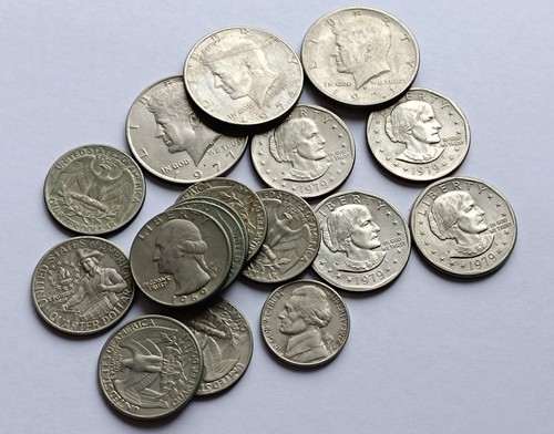 Lot monnaies usa kennedy half - lot,