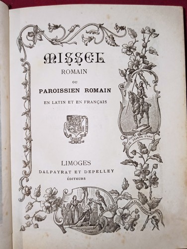 Missel romain paroissien - missel, ou