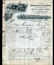 MONTREUIL-sous-BOIS (93) USINE TANNERIE / PEAUX de CHEVRES CUIRS "UHLEMANN" 1902