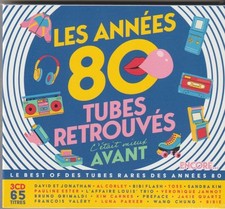 Les années 80, tubes retrouvés, 3 CD, neuf, David et Jonathan, Bibie, Al Corley
