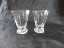 2 VERRES A VIN EN CRISTAL DE DAUM FRANCE MODELE KIM