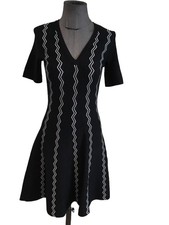 Très Belle Robe Maille Noir