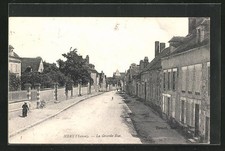 CPA Hery, La Grande Rue, Partie an den habitations 