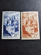 FRANCE TIMBRE ABBAYE DE CONQUES N°792/805 NEUF ** LUXE MNH 1947