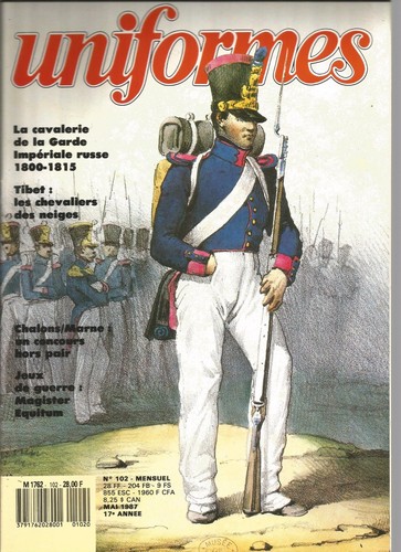 Uniformes 102 cavalerie de - cavalerie,