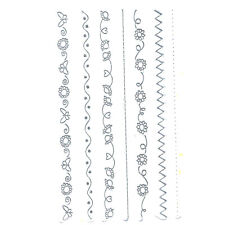 TAMPONS TRANSPARENTS COUTURE BRODERIE DENTELLE MARIANNE DESIGN  8x13cm (313)