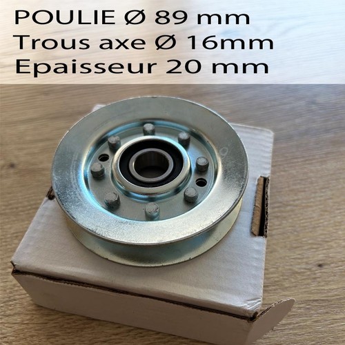 Poulie guidage 89mm - poulie,