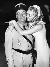 Photo noir et blanc Louis de Funès dans les Gendarmes A St Tropez (21x30cm