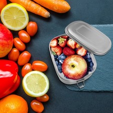  650 ML Metal Container Lunch Box Boîte À Étanche Bac Inox Alimentaire Bento