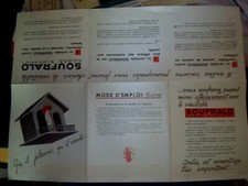 Vieux papier publicité viticulture sulfate de la vigne produit Soufralo