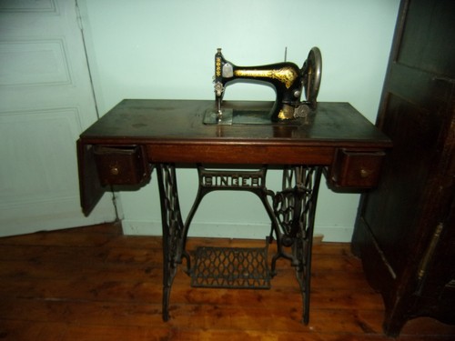 Machine coudre singer avec - machine, singer,
