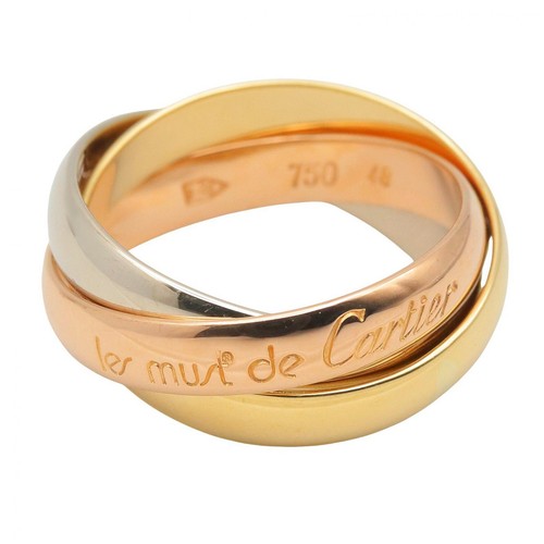 Bague cartier trinity 18kywrg - bague,